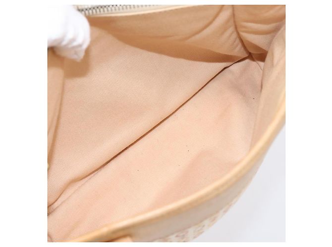 Céline Borsa a mano CELINE C Macadam Canvas Beige Tono Oro Auth 201317 - vista 21