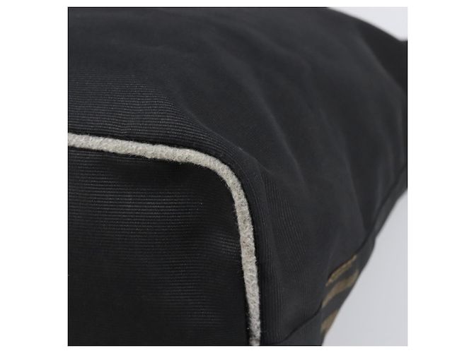 Borsa a mano FENDI Canvas Black Silver Auth 201220 Nero Argento - vista 12