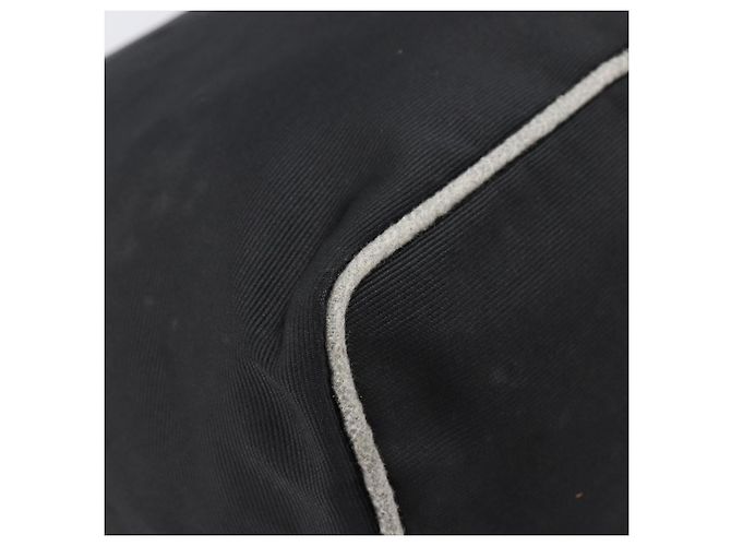 Borsa a mano FENDI Canvas Black Silver Auth 201220 Nero Argento - vista 13