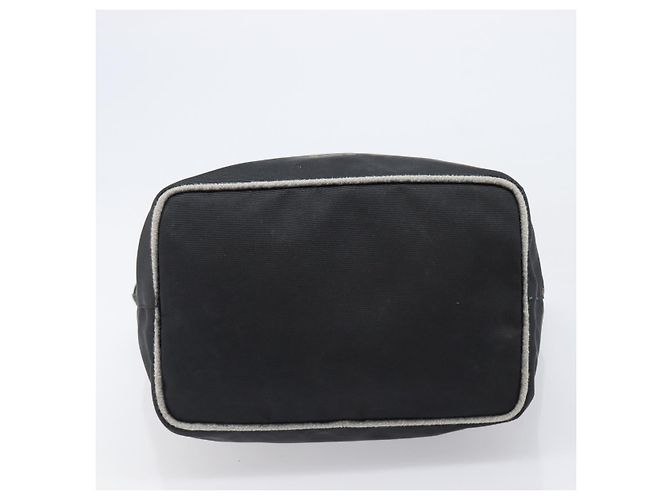 Borsa a mano FENDI Canvas Black Silver Auth 201220 Nero Argento - vista 9