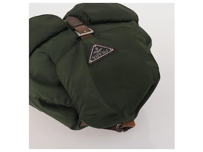 Borsa Tote Borsa a Tracolla Borsa a Mano PRADA Nylon 5 Set Navy Khaki Auth ti4039 Cachi Blu navy - vista 19
