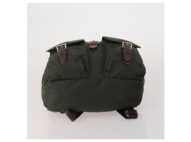 Borsa Tote Borsa a Tracolla Borsa a Mano PRADA Nylon 5 Set Navy Khaki Auth ti4039 Cachi Blu navy - vista 21