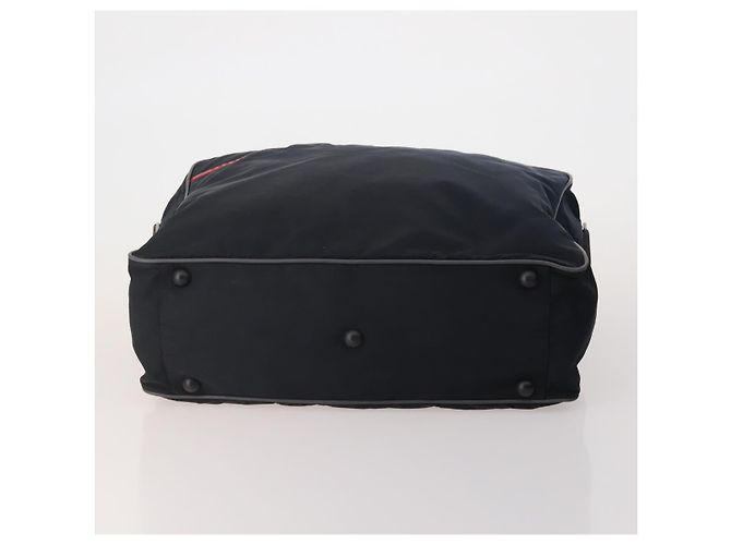 Borsa Tote Borsa a Tracolla Borsa a Mano PRADA Nylon 5 Set Navy Khaki Auth ti4039 Cachi Blu navy - vista 5