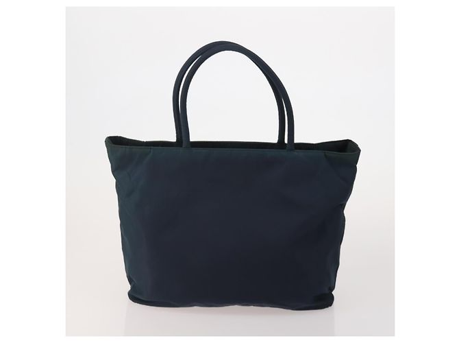 Borsa Tote Borsa a Tracolla Borsa a Mano PRADA Nylon 5 Set Navy Khaki Auth ti4039 Cachi Blu navy - vista 8
