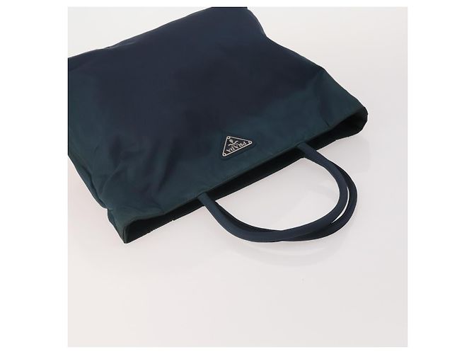 Borsa Tote Borsa a Tracolla Borsa a Mano PRADA Nylon 5 Set Navy Khaki Auth ti4039 Cachi Blu navy - vista 9