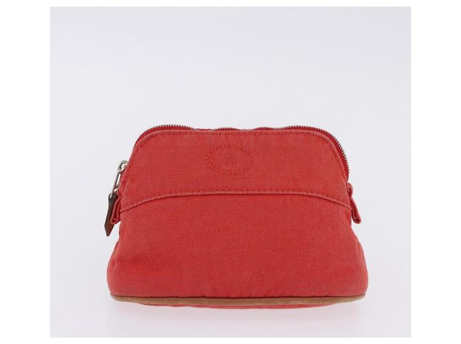 Hermès HERMES Beutel aus Baumwolle 2er Set Rot Auth ti4025 - Ansicht 10