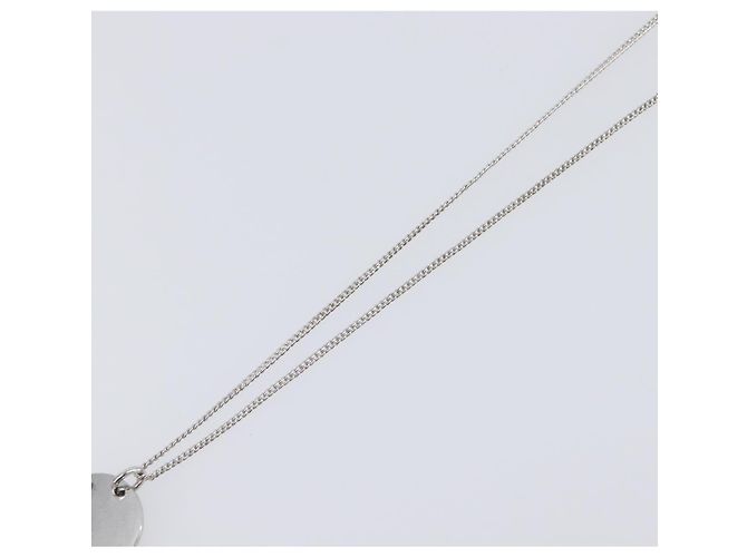 Christian Dior Halskette Metall Silber Auth ka6100 - Ansicht 10