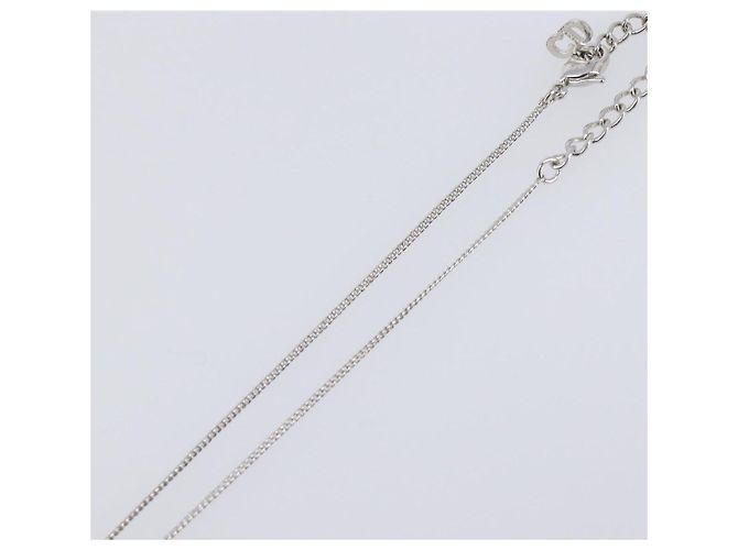 Christian Dior Halskette Metall Silber Auth ka6100 - Ansicht 6