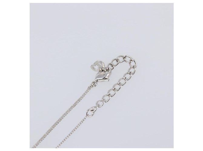 Christian Dior Halskette Metall Silber Auth ka6100 - Ansicht 7