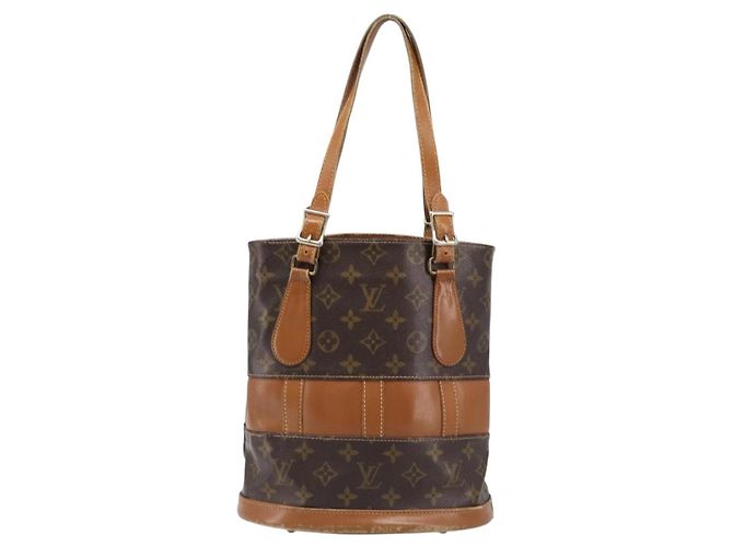 LOUIS VUITTON Monogram Bucket PM Shoulder Bag USA limited M42238 LV Auth 200671 Monogramma - vista 13