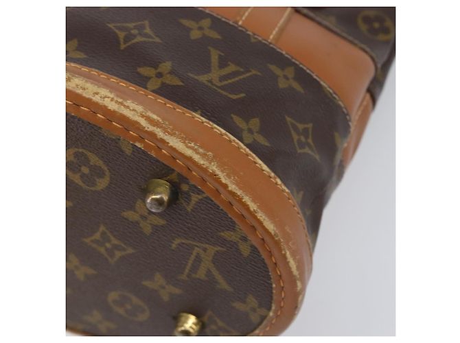 LOUIS VUITTON Monogram Bucket PM Shoulder Bag USA limited M42238 LV Auth 200671 Monogramma - vista 15