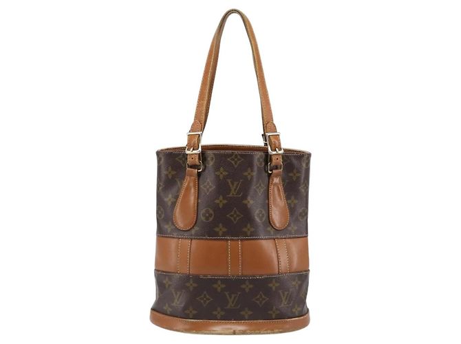 LOUIS VUITTON Monogram Bucket PM Shoulder Bag USA limited M42238 LV Auth 200671 Monogramma - vista 2