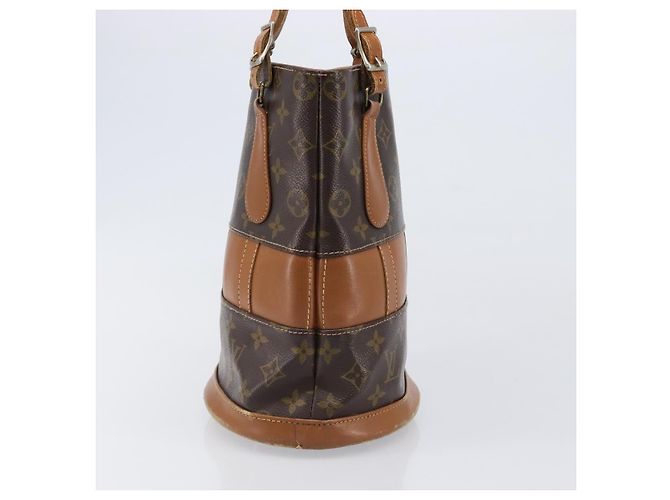 LOUIS VUITTON Monogram Bucket PM Shoulder Bag USA limited M42238 LV Auth 200671 Monogramma - vista 4