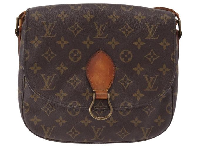 LOUIS VUITTON Monogram Saint Cloud GM Shoulder Bag M51242 LV Auth 200559 Monogramma - vista 13