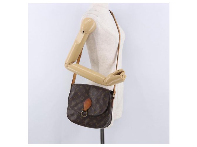 LOUIS VUITTON Monogram Saint Cloud GM Shoulder Bag M51242 LV Auth 200559 Monogramma - vista 27
