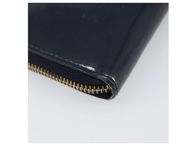 LOUIS VUITTON Monogram Vernis Portefeuille Miroir Blue Marine M64111 Auth 202604 Azul - vista 17