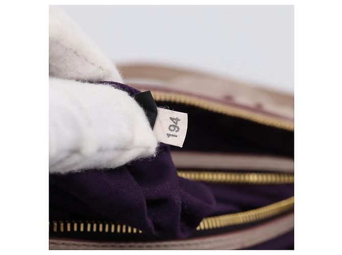 Borsa a mano Miu Miu Vitellolux in pelle 2way Rosa Tono Oro Auth 202628V - vista 12