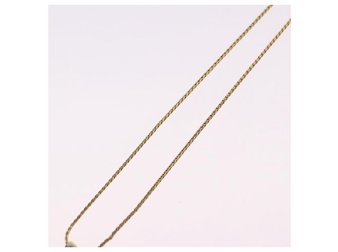 Autre Marque Collana SAINT LAURENT Metal Gold Tone Auth SW2843 - vista 11