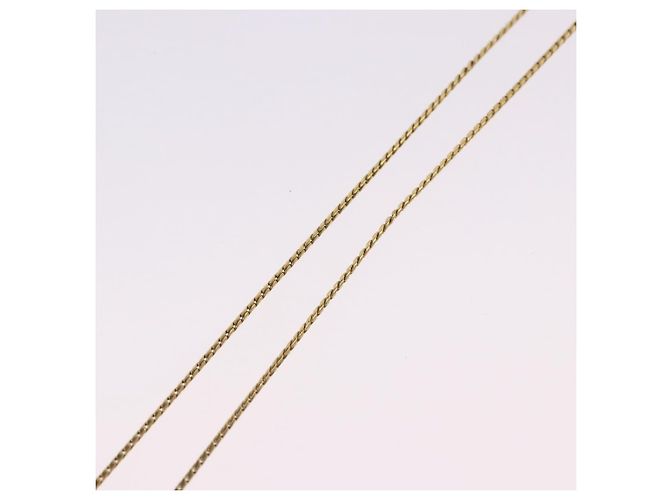 Autre Marque Collana SAINT LAURENT Metal Gold Tone Auth SW2843 - vista 12