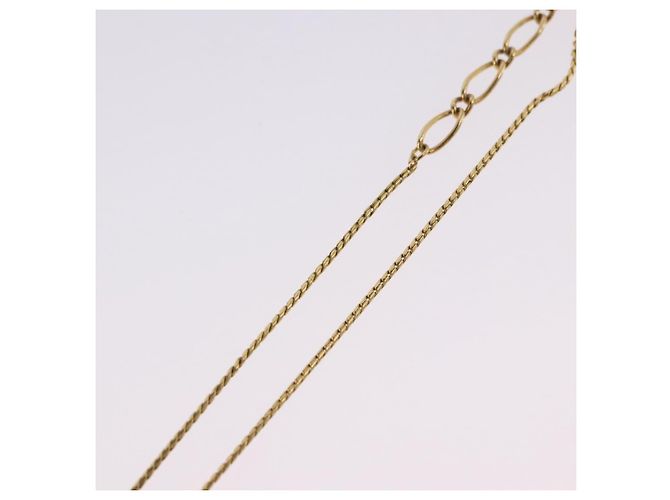 Autre Marque Collana SAINT LAURENT Metal Gold Tone Auth SW2843 - vista 13