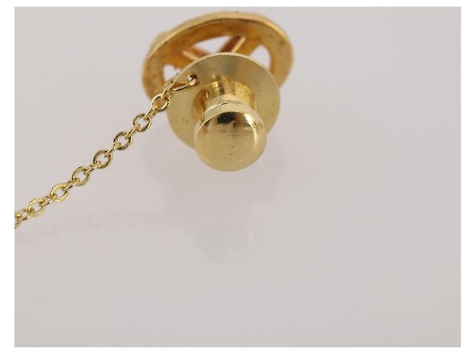Autre Marque SAINT LAURENT dunhill Gemelli e Spilla da Cravatta Set da 4 pezzi Metallo Tono Oro Tono Argento Auth BA15443 - vista 11