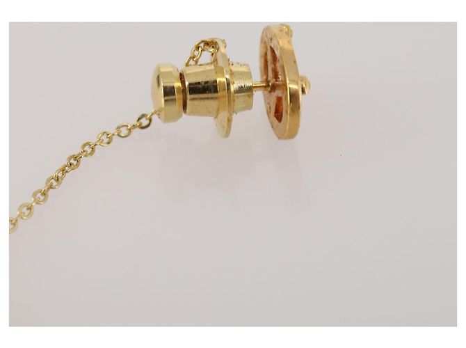 Autre Marque SAINT LAURENT dunhill Gemelli e Spilla da Cravatta Set da 4 pezzi Metallo Tono Oro Tono Argento Auth BA15443 - vista 13