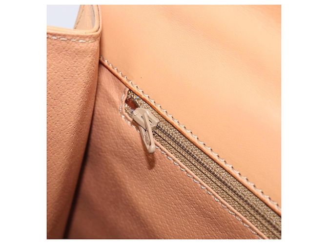 Céline Borsa a mano CELINE Macadam Canvas PVC Beige Gold Auth mr2906 D'oro - vista 23