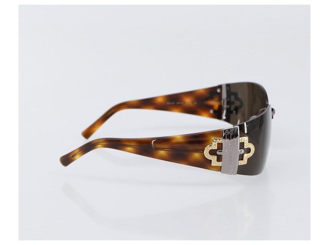Bulgari Occhiali da sole BVLGARI plastica Brown Auth BA15666V Marrone - vista 5