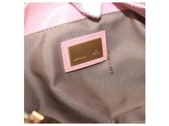 Borsa a tracolla FENDI Zucca Canvas Pink Gold Auth 202168V Rosa D'oro - vista 16
