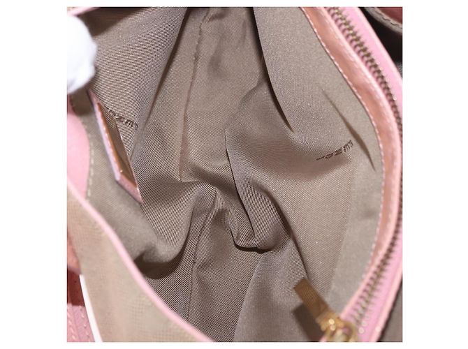 Borsa a tracolla FENDI Zucca Canvas Pink Gold Auth 202168V Rosa D'oro - vista 17