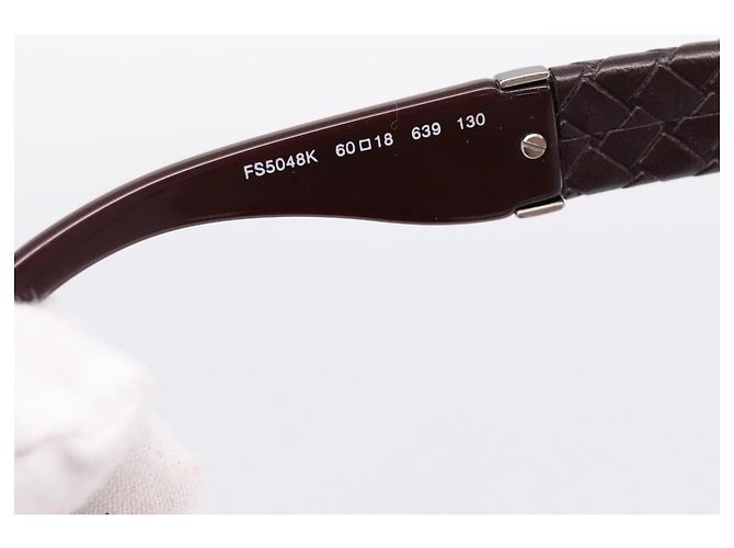 Occhiali da sole FENDI plastica Bordeaux Auth BA15674V Bordò - vista 12