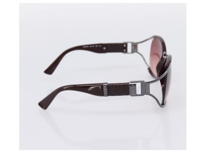 Occhiali da sole FENDI plastica Bordeaux Auth BA15674V Bordò - vista 4