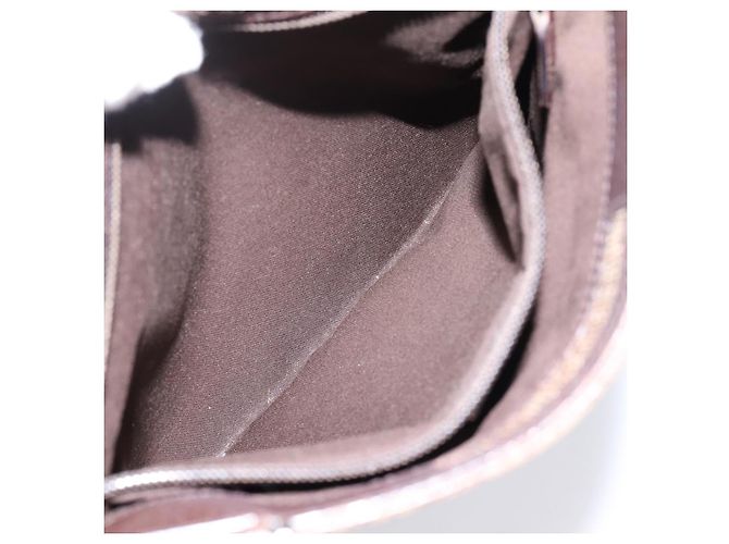 Borsa a tracolla GUCCI GG Canvas Beige Silver 27639 Auth 201150 Argento - vista 19