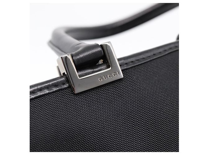 Borsa GUCCI Jackie Canvas Nero Argento 002 1065 Auth 203243A - vista 14