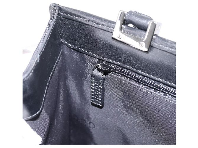 Borsa GUCCI Jackie Canvas Nero Argento 002 1065 Auth 203243A - vista 20
