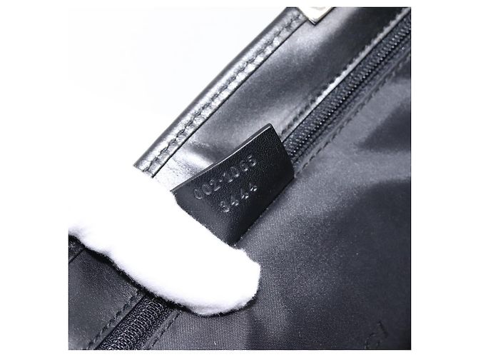 Borsa GUCCI Jackie Canvas Nero Argento 002 1065 Auth 203243A - vista 22