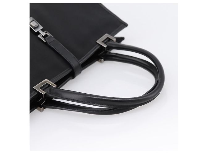 Borsa GUCCI Jackie Canvas Nero Argento 002 1065 Auth 203243A - vista 7