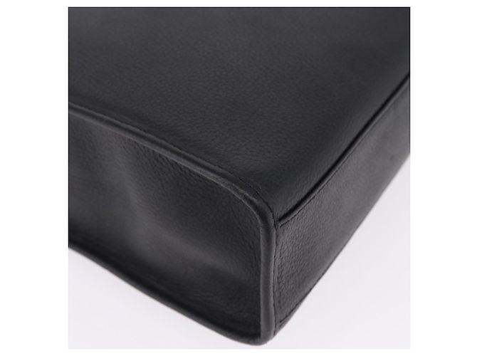 Autre Marque Borsa a tracolla SAINT LAURENT in pelle nera e oro Auth ka6131 Nero - vista 10