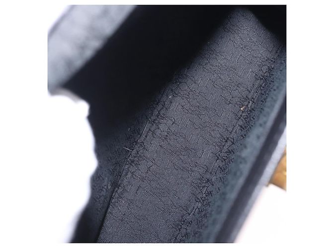 Autre Marque Borsa a tracolla SAINT LAURENT in pelle nera e oro Auth ka6131 Nero - vista 21