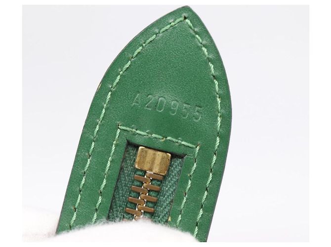 LOUIS VUITTON Borsa Shopping Epi Saint Jacques Green M52274 LV Auth 203777 Verde - vista 12