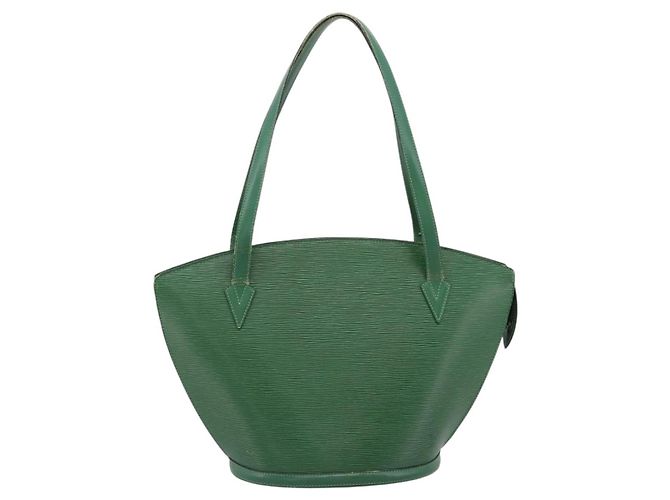 LOUIS VUITTON Borsa Shopping Epi Saint Jacques Green M52274 LV Auth 203777 Verde - vista 13