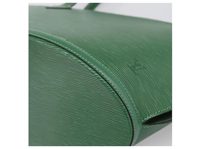 LOUIS VUITTON Borsa Shopping Epi Saint Jacques Green M52274 LV Auth 203777 Verde - vista 15