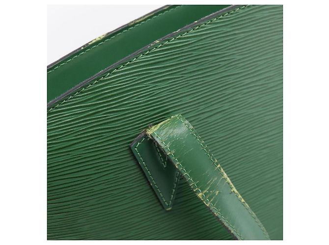 LOUIS VUITTON Borsa Shopping Epi Saint Jacques Green M52274 LV Auth 203777 Verde - vista 19