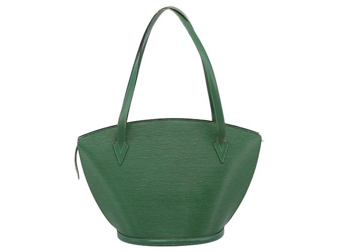 LOUIS VUITTON Borsa Shopping Epi Saint Jacques Green M52274 LV Auth 203777 Verde - vista 2