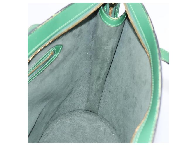 LOUIS VUITTON Borsa Shopping Epi Saint Jacques Green M52274 LV Auth 203777 Verde - vista 21