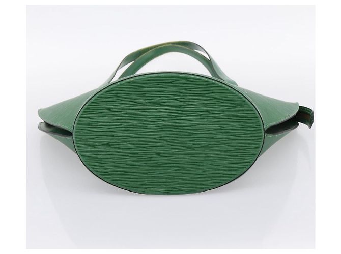 LOUIS VUITTON Borsa Shopping Epi Saint Jacques Green M52274 LV Auth 203777 Verde - vista 5