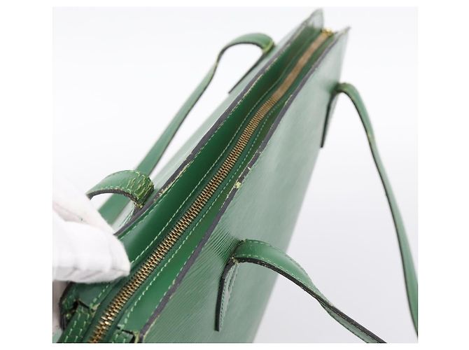 LOUIS VUITTON Borsa Shopping Epi Saint Jacques Green M52274 LV Auth 203777 Verde - vista 6