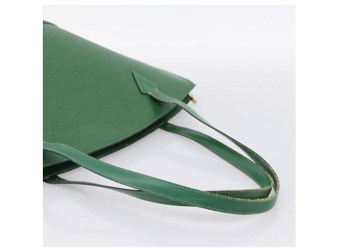 LOUIS VUITTON Borsa Shopping Epi Saint Jacques Green M52274 LV Auth 203777 Verde - vista 7