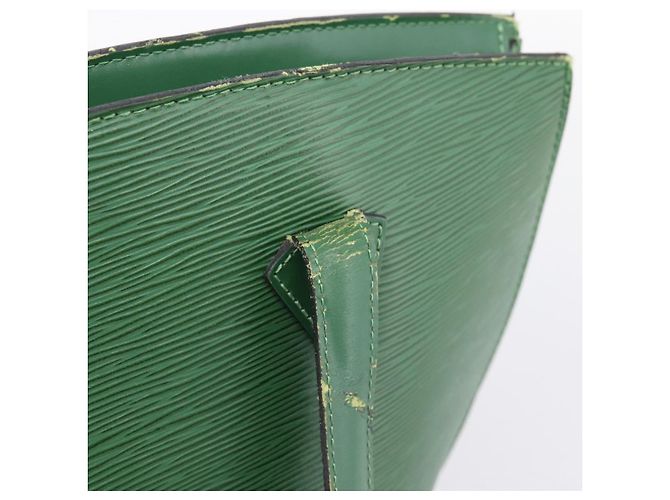 LOUIS VUITTON Borsa Shopping Epi Saint Jacques Green M52274 LV Auth 203777 Verde - vista 9