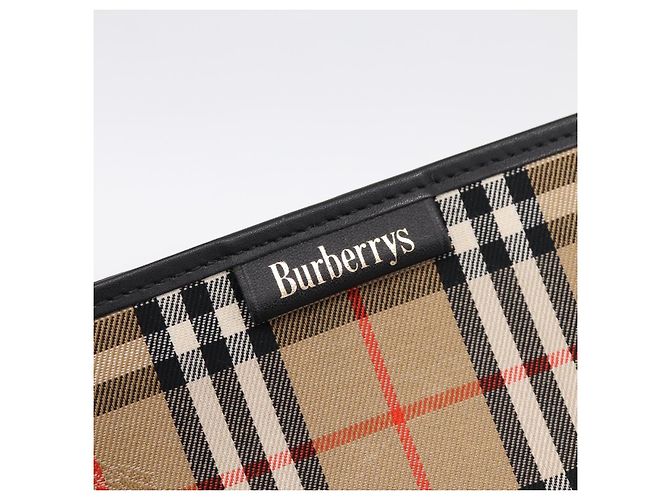 Burberrys Nova Check Planner Canvas Beige Auth BA15694 - view 12